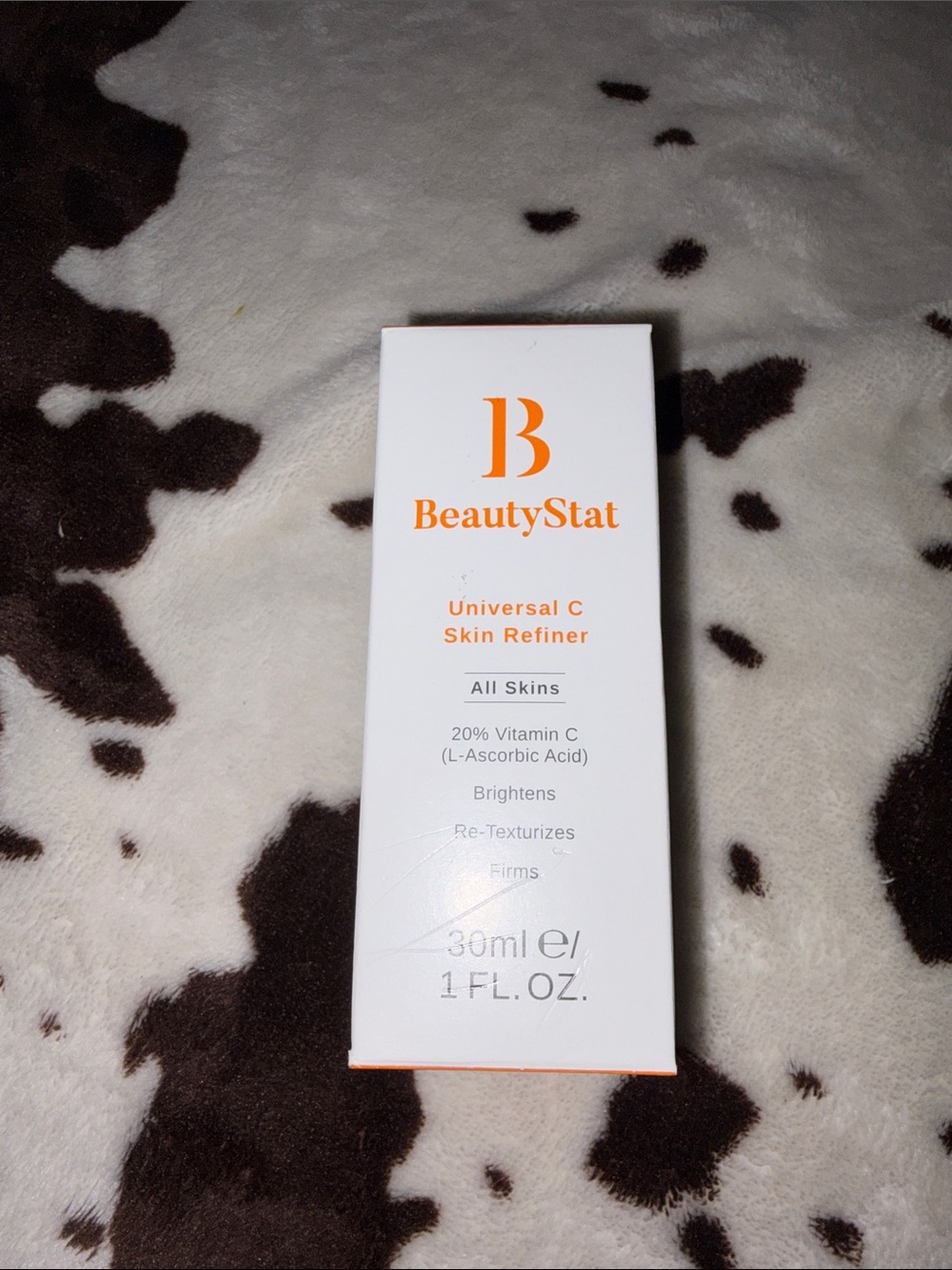 BeautyStat Universal C Skin Refiner — White & Orange Packaging